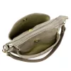 Luka 26-018 taupe női bőr kézitáska 21 x 20 x 11 cm