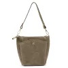 Luka 26-018 taupe női bőr kézitáska 21 x 20 x 11 cm