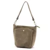 Luka 26-018 taupe női bőr kézitáska 21 x 20 x 11 cm