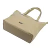 MiaMore 01-058 DOLLARO krém női bőr válltáska 40 x 30 x 12 cm