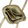 MiaMore 01-058 DOLLARO krém női bőr válltáska 40 x 30 x 12 cm