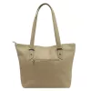 MiaMore 01-058 DOLLARO krém női bőr válltáska 40 x 30 x 12 cm
