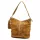 Luka 26-027 CROCO barna női bőr kézitáska 26 x 26 x 16 cm