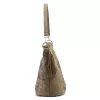 Luka 26-027 CROCO taupe női bőr válltáska 26 x 26 x 16 cm