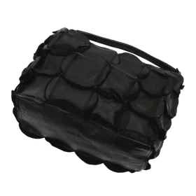 VS 092-089 fekete női bőr kézitáska 34 x 30 x 18 cm