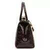 Luka 26-002 CROCO barna női bőr kézitáska 35 x 26.5 x 15.5 cm
