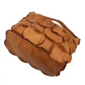 VS 092-089 barna női bőr kézitáska 34 x 30 x 18 cm