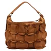 VS 092-089 barna női bőr kézitáska 34 x 30 x 18 cm