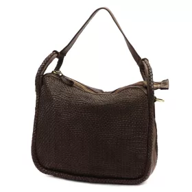 VS 099-369 barna női bőr kézitáska 33 x 26 x 13 cm