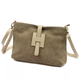 Luka 26-181 taupe női bőr kézitáska 25 x 19 x 8 cm
