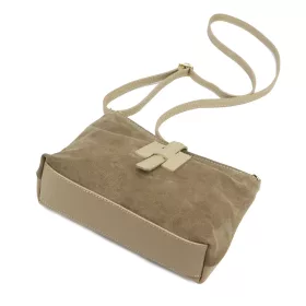 Luka 26-181 taupe női bőr kézitáska 25 x 19 x 8 cm