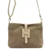 Luka 26-181 taupe női bőr kézitáska 25 x 19 x 8 cm