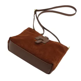 Luka 26-181 barna női bőr kézitáska 25 x 19 x 8 cm