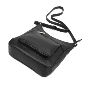   Luka 26-182 DOLLARO fekete női bőr kézitáska 23 x 25 x 11 cm