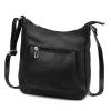 Luka 26-182 DOLLARO fekete női bőr kézitáska 23 x 25 x 11 cm