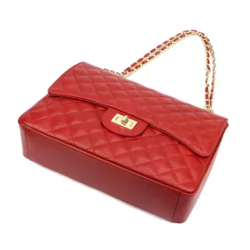   Camilla PREMIUM 10.023 MAXI SAVAGE piros női bőr kézitáska 32 x 22 x 11 cm