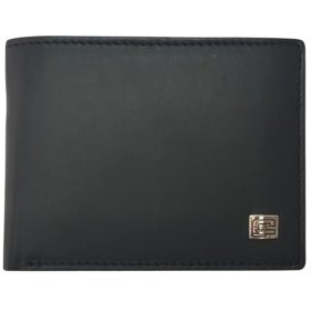 Choice fekete bőr pénztárca 10,5 x 8 cm
