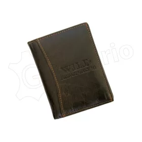   Wild Things Only 5500/5352 barna férfi bőr pénztárca 9.2 x 12.5 x 2.3 cm