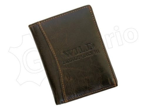 Wild Things Only 5500/5352 barna férfi bőr pénztárca 9.2 x 12.5 x 2.3 cm