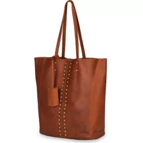 Burkely Vintage Lisa női bőr konyak színű shopper