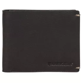   Burkely Billfold fekete színű, bőr pénztárca, RFID védelem