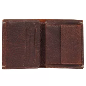   Burkely Antique Avery barna színű, bőr pénztárca, RFID védelem