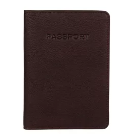   Burkely FUNDAMENTALS ANTIQUE AVERY sötétbarna bőr útlevéltartó, 15 × 10 cm