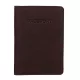 Burkely FUNDAMENTALS ANTIQUE AVERY sötétbarna bőr útlevéltartó, 15 × 10 cm
