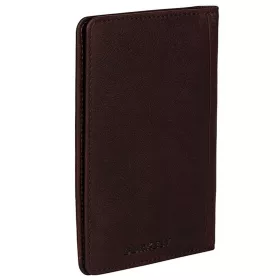   Burkely FUNDAMENTALS ANTIQUE AVERY sötétbarna bőr útlevéltartó, 15 × 10 cm