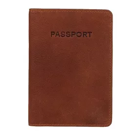   Burkely FUNDAMENTALS ANTIQUE AVERY konyak bőr útlevéltartó, 15 × 10 cm