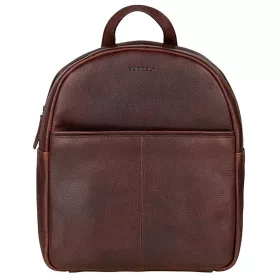   Burkely Antique Avery sötétbarna színű, női bőr hátizsák, tablet tartóval 9,7"