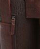 Burkely Antique Avery sötétbarna bőr hátizsák, laptop tartóval 15,6"