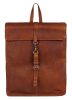 Burkely Antique Avery cognac bőr hátizsák, backpack 14