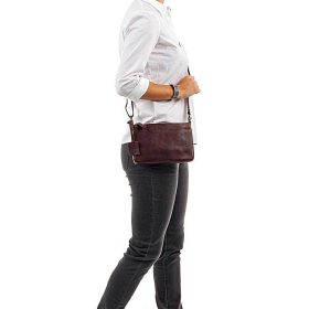   Burkely Antique Avery barna bőr női válltáska, oldaltáska