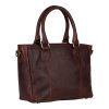 Burkely Fundamentals Antique Avery Handbag barna női bőr válltáska, kézitáska 33 x 21 x 12 cm