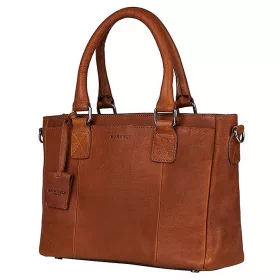   Burkely Antique Avery konyak színű női bőr válltáska, kézitáska