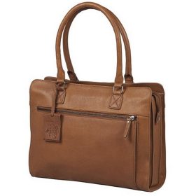 Burkely Antique Avery barna  női bőr laptoptáska, válltáska 15,6
