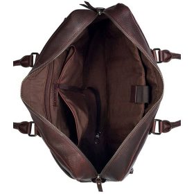   Burkely Antique Avery nagyméretű barna bőr laptoptáska 17"