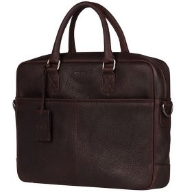   Burkely Antique Avery sötétbarna bőr laptoptáska 15,6"