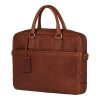 Burkely Antique Avery konyak bőr laptoptáska 15,6"