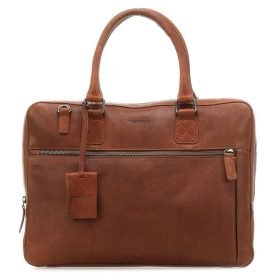   Burkely Antique Avery konyak bőr laptoptáska, oldaltáska 13"
