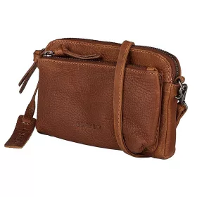   Burkely Antique Avery konyak színű, női bőr válltáska, crossover