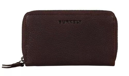 Burkely Antik Avery sötétbarna színű, női, bőr pénztárca, RFID védelemmel