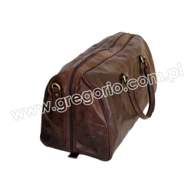 Gregorio 130/0788 fekete bőr utazótáska 55 x 28 x 26 cm