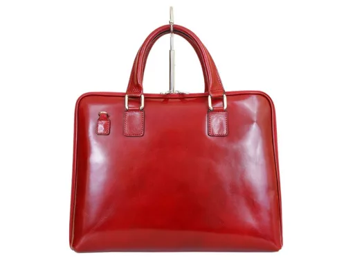 Camilla 777G piros női bőr aktatáska 37 x 29 x 5 cm