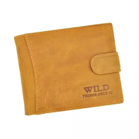   Wild Things Only 5503 fekete férfi bőr pénztárca 12 x 9.5 x 2.5 cm
