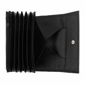 Uniszex fekete brifkó, pénztárca 18 × 10,5 cm