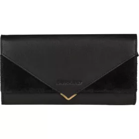   Burkely Secret Sage fekete színű, női bőr pénztárca, RFID védelemmel