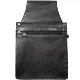   Choice fekete bőr pincértárca, brifkó tartó 14,5 × 24,5 cm