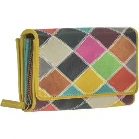  Greenburry Candy Shop színes cikkcakk mintás női bőr pénztárca 17 x 10cm
